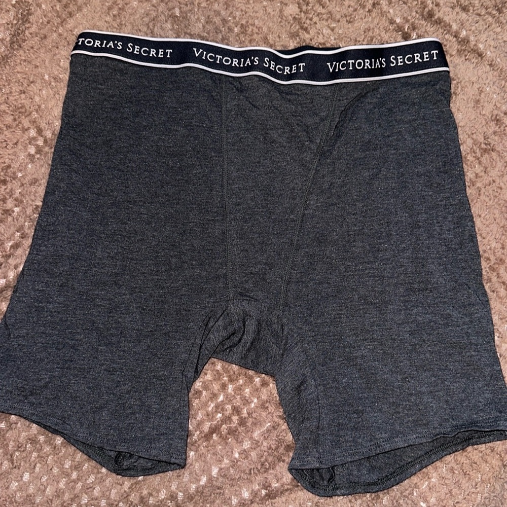 victorias boy brief size large dark. grey new